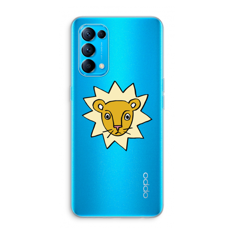 Kleine leeuw: Oppo Find X3 Lite Transparant Hoesje