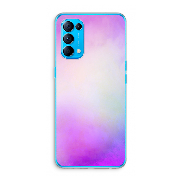 Clouds pastel: Oppo Find X3 Lite Transparant Hoesje