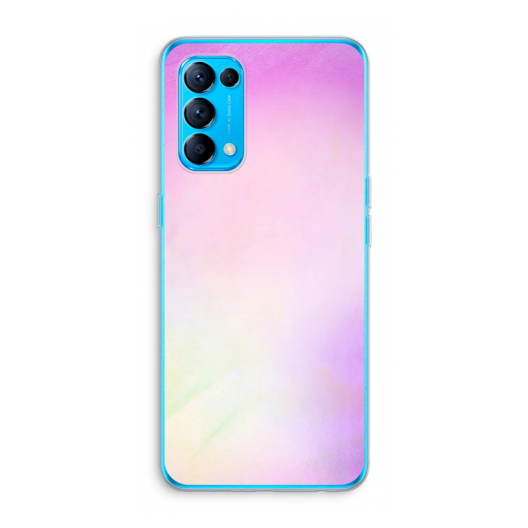 Flow mist pastel: Oppo Find X3 Lite Transparant Hoesje