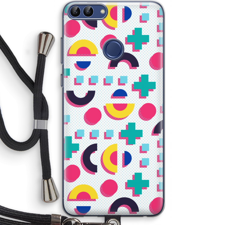 8-bit N°2: Huawei P Smart (2018) Transparant Hoesje met koord