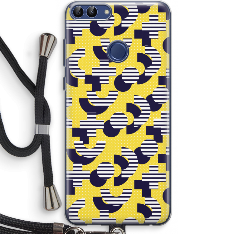 8-bit N°3: Huawei P Smart (2018) Transparant Hoesje met koord