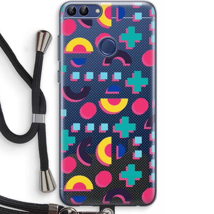 8-bit N°2: Huawei P Smart (2018) Transparant Hoesje met koord