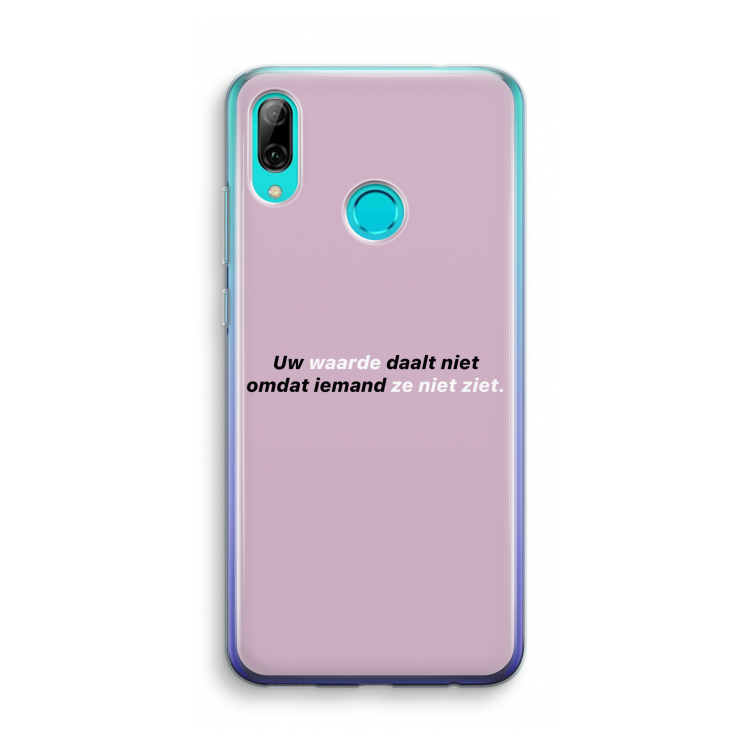 uw waarde daalt niet: Huawei P Smart (2019) Transparant Hoesje