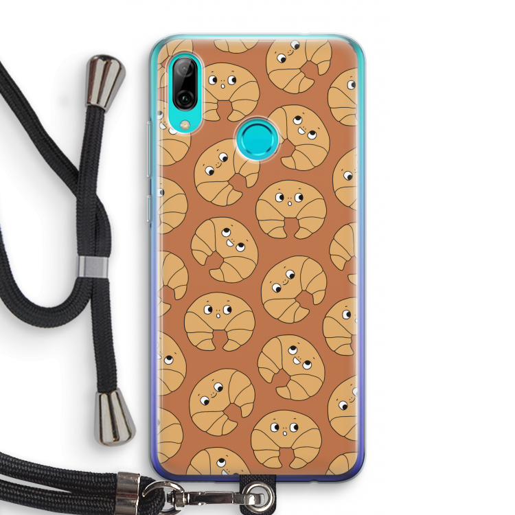 Croissant: Huawei P Smart (2019) Transparant Hoesje met koord