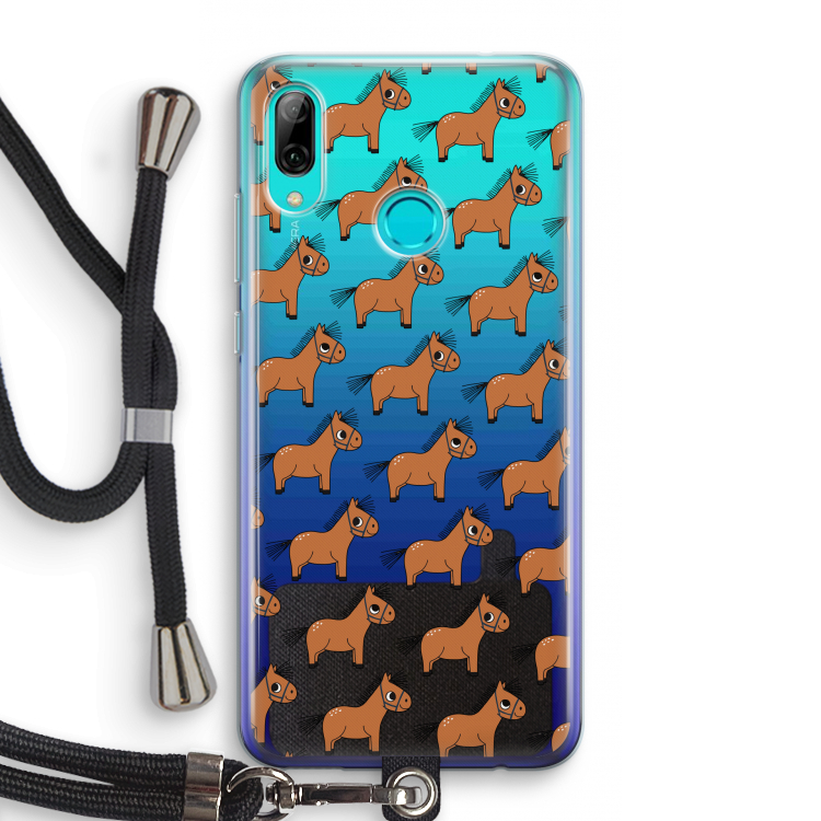 Pony: Huawei P Smart (2019) Transparant Hoesje met koord