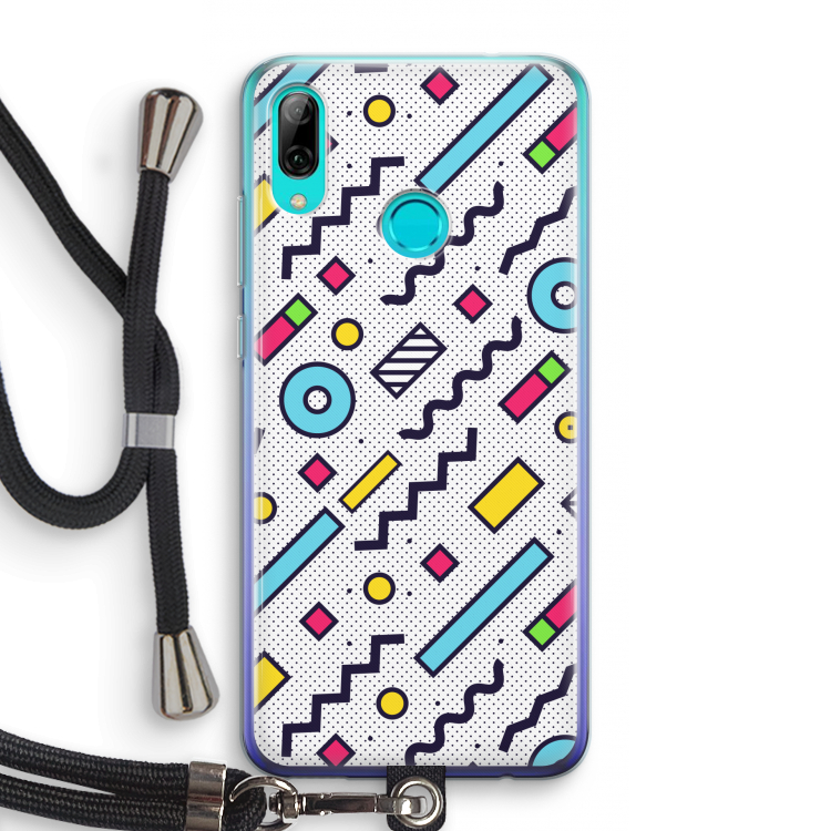 8-bit N°8: Huawei P Smart (2019) Transparant Hoesje met koord