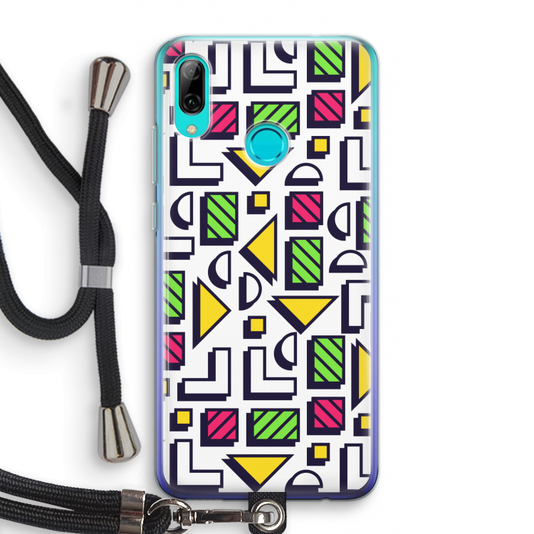 8-bit N°4: Huawei P Smart (2019) Transparant Hoesje met koord