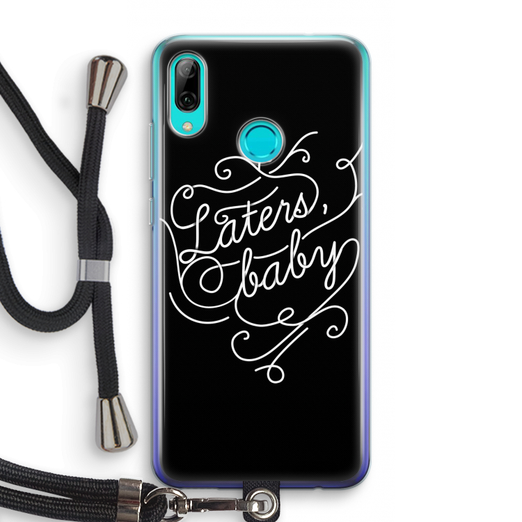 Laters, baby: Huawei P Smart (2019) Transparant Hoesje met koord