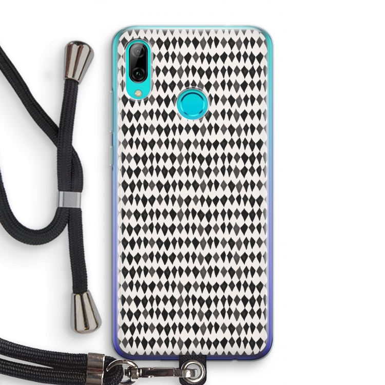Crazy shapes: Huawei P Smart (2019) Transparant Hoesje met koord