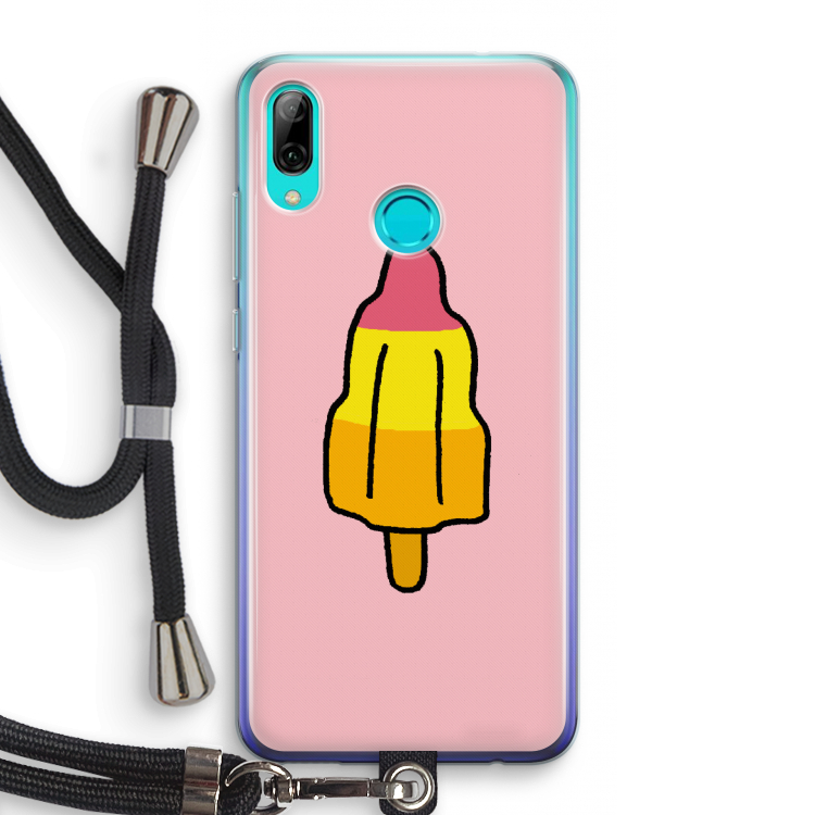 Raketijsje: Huawei P Smart (2019) Transparant Hoesje met koord