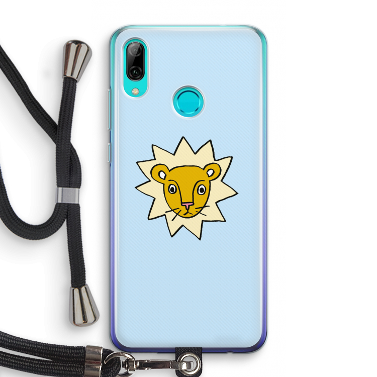 Kleine leeuw: Huawei P Smart (2019) Transparant Hoesje met koord