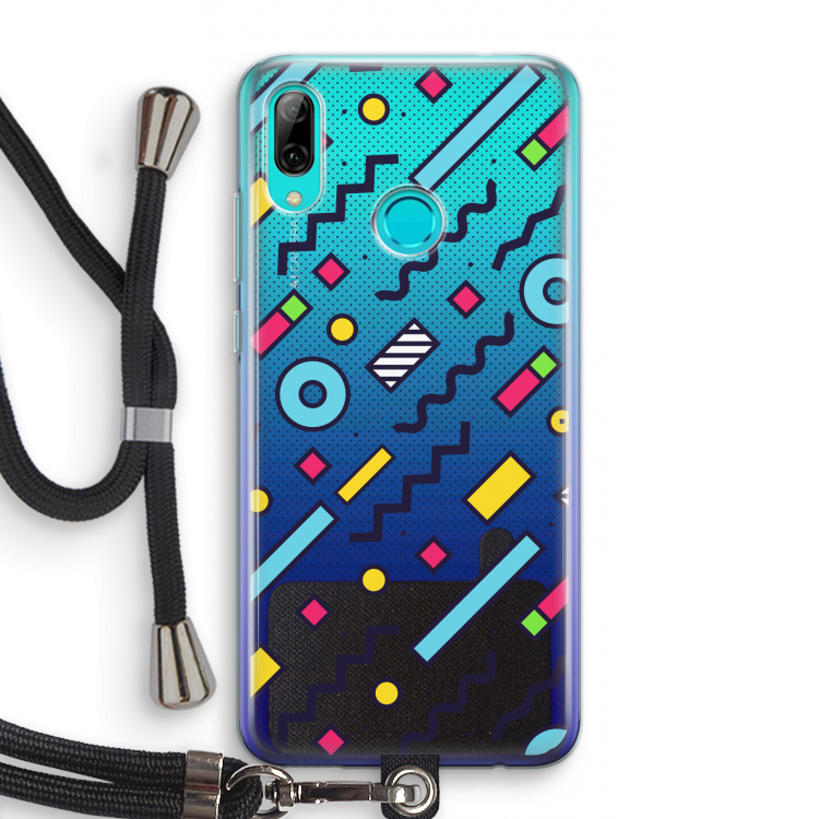 8-bit N°8: Huawei P Smart (2019) Transparant Hoesje met koord