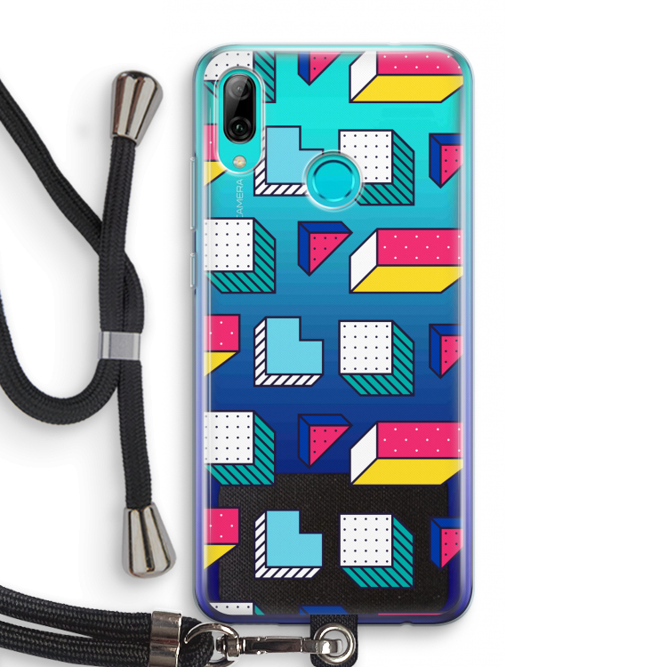 8-bit N°7: Huawei P Smart (2019) Transparant Hoesje met koord