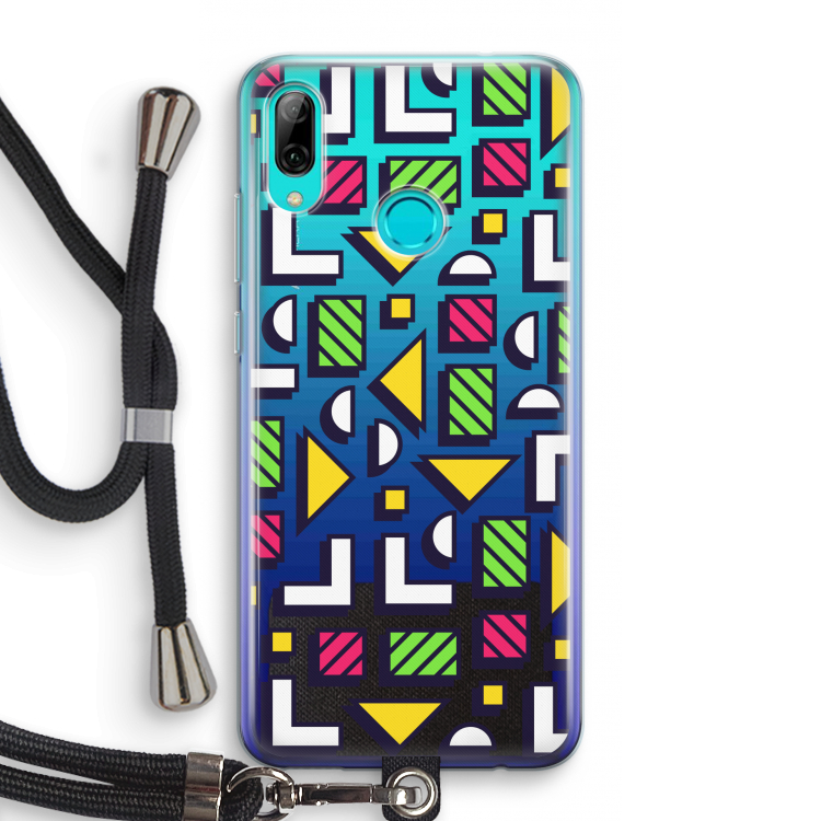 8-bit N°4: Huawei P Smart (2019) Transparant Hoesje met koord