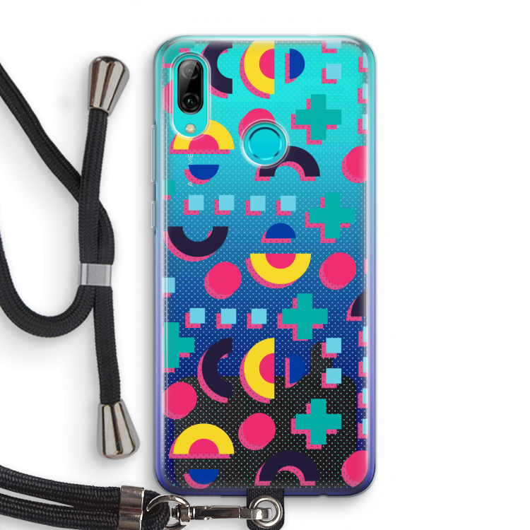 8-bit N°2: Huawei P Smart (2019) Transparant Hoesje met koord