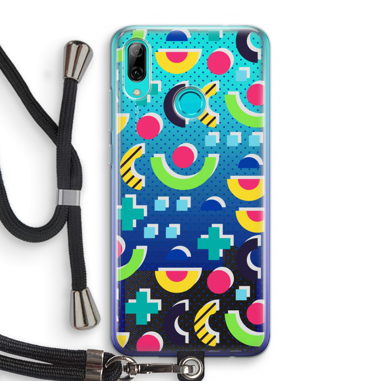 8-bit N°1: Huawei P Smart (2019) Transparant Hoesje met koord