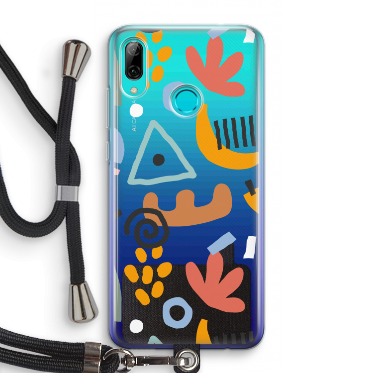 Abstract: Huawei P Smart (2019) Transparant Hoesje met koord