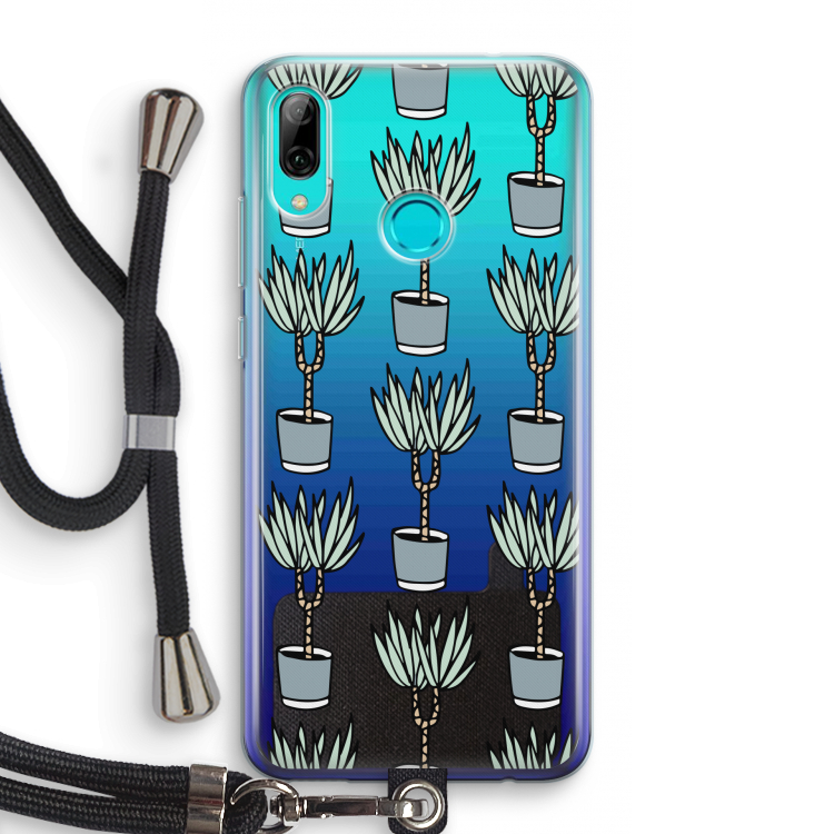 Boompje: Huawei P Smart (2019) Transparant Hoesje met koord