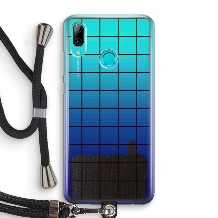Rooster: Huawei P Smart (2019) Transparant Hoesje met koord