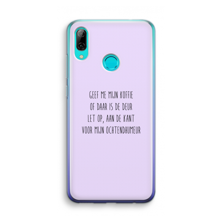 Ochtendhumeur: Huawei P Smart (2019) Transparant Hoesje