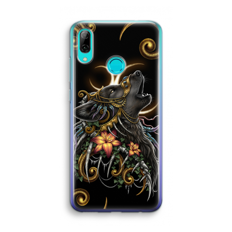 Huilende Wolf: Huawei P Smart (2019) Transparant Hoesje