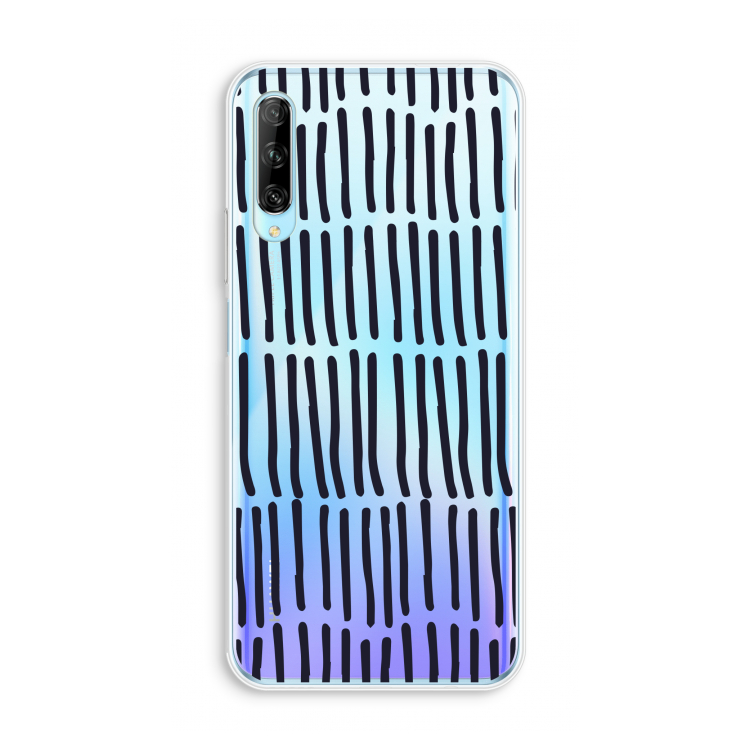 CaseCompany Moroccan stripes: Huawei P Smart Pro Transparant Hoesje