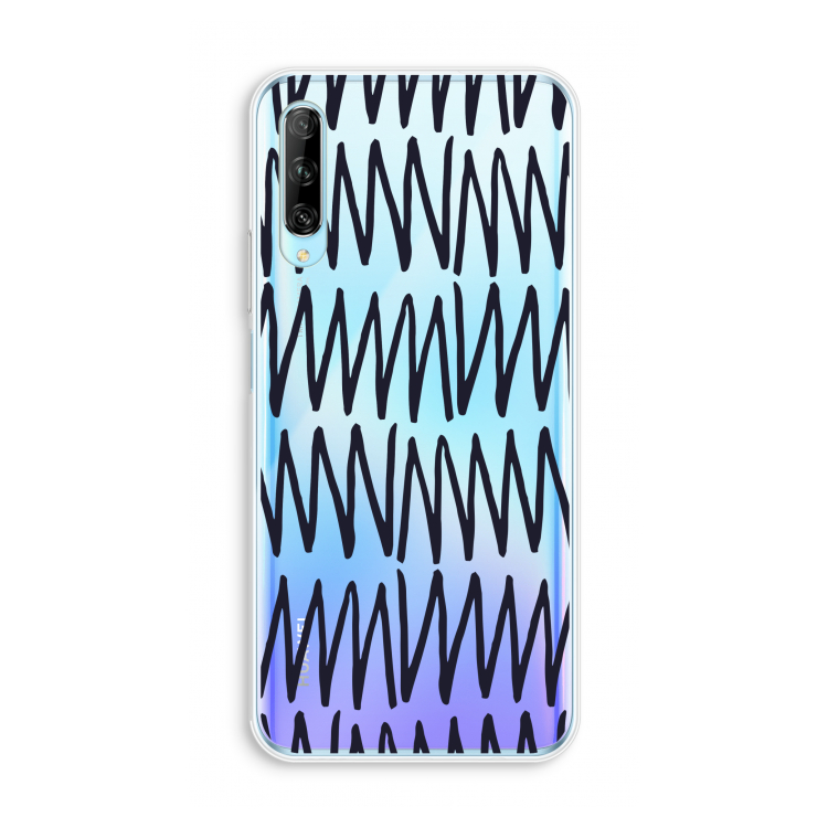 CaseCompany Marrakech Zigzag: Huawei P Smart Pro Transparant Hoesje