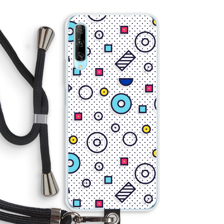 8-bit N°9: Huawei P Smart Pro Transparant Hoesje met koord