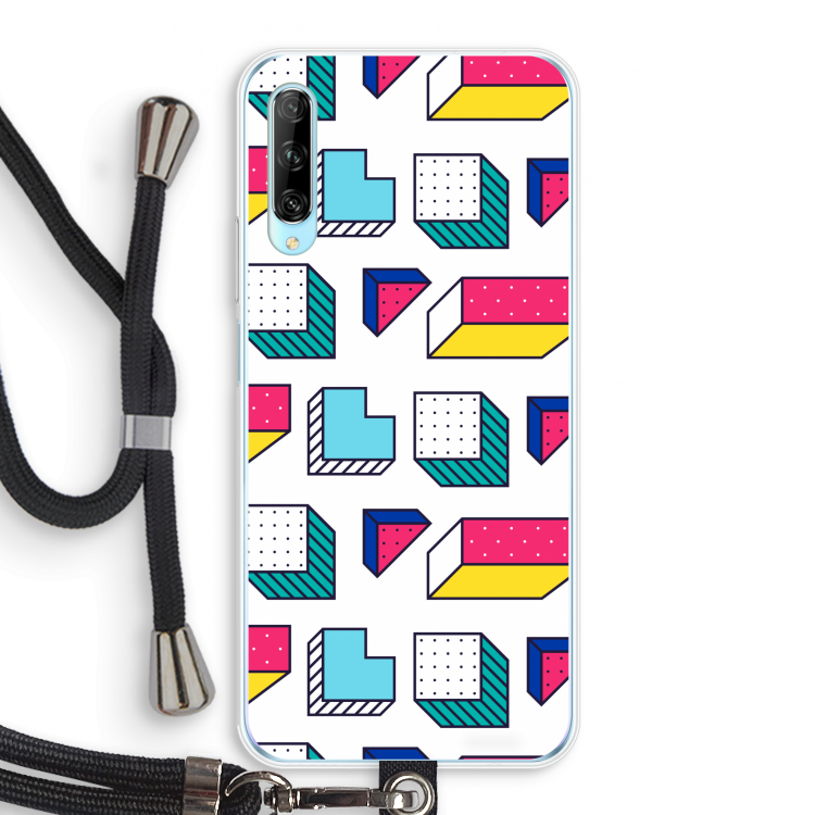 8-bit N°7: Huawei P Smart Pro Transparant Hoesje met koord
