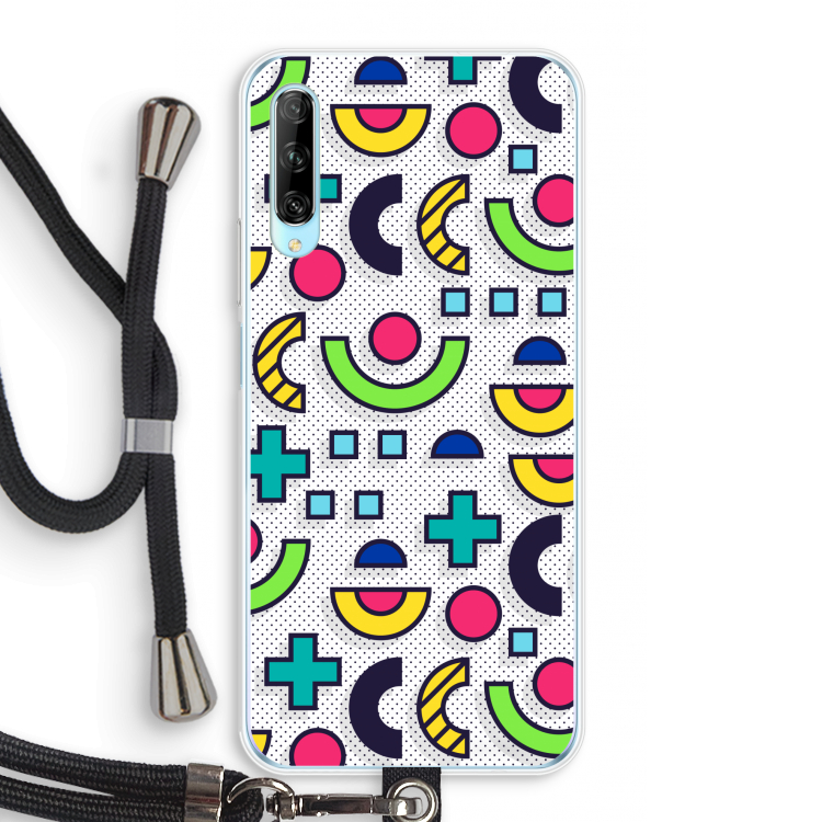 8-bit N°6: Huawei P Smart Pro Transparant Hoesje met koord