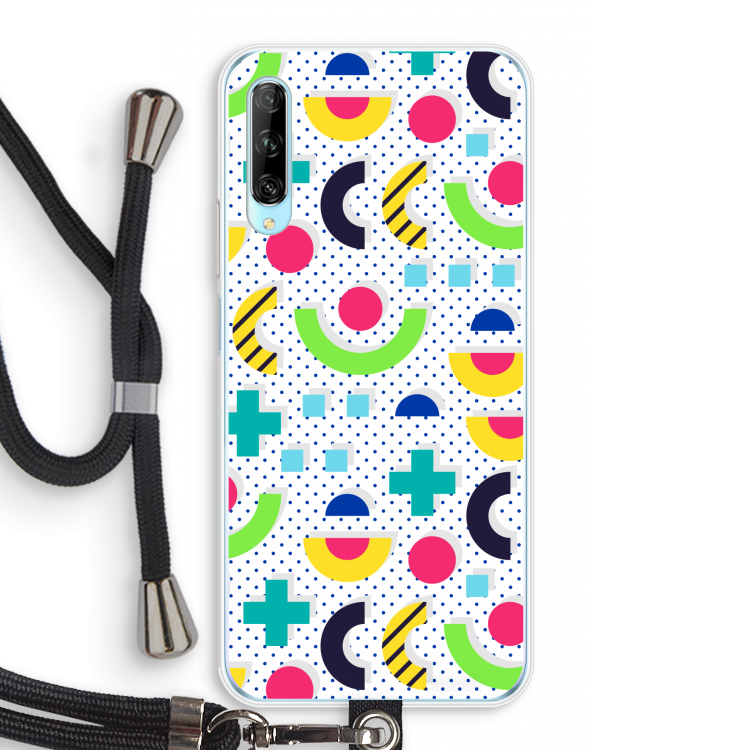 8-bit N°1: Huawei P Smart Pro Transparant Hoesje met koord