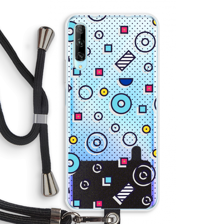 8-bit N°9: Huawei P Smart Pro Transparant Hoesje met koord