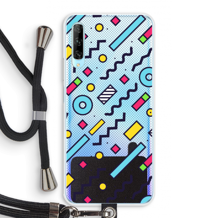 8-bit N°8: Huawei P Smart Pro Transparant Hoesje met koord