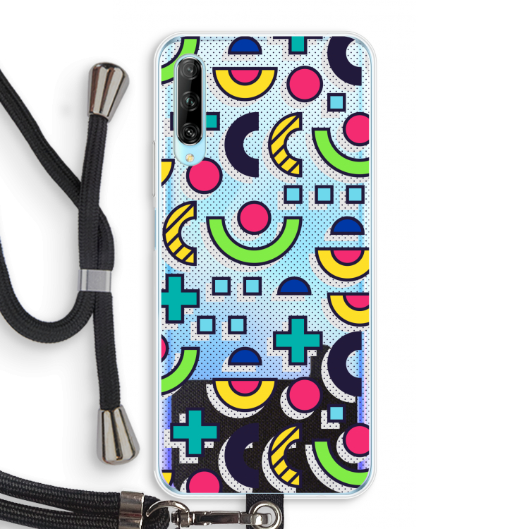 8-bit N°6: Huawei P Smart Pro Transparant Hoesje met koord