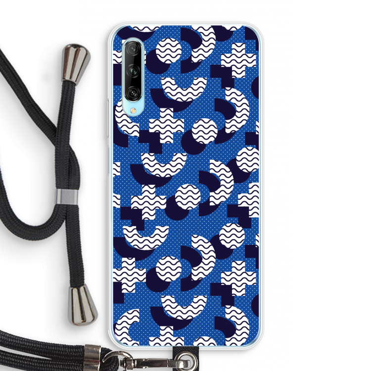 8-bit N°5: Huawei P Smart Pro Transparant Hoesje met koord