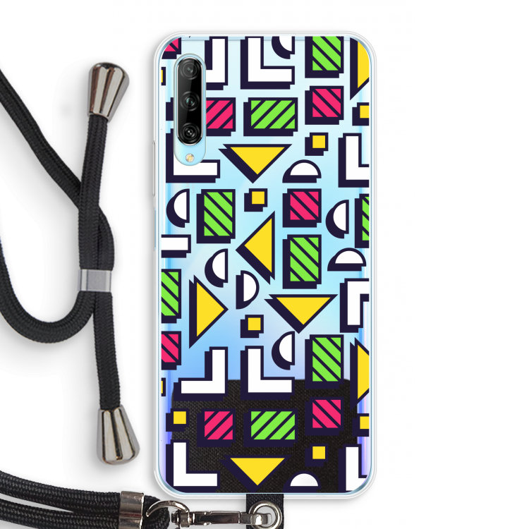 8-bit N°4: Huawei P Smart Pro Transparant Hoesje met koord