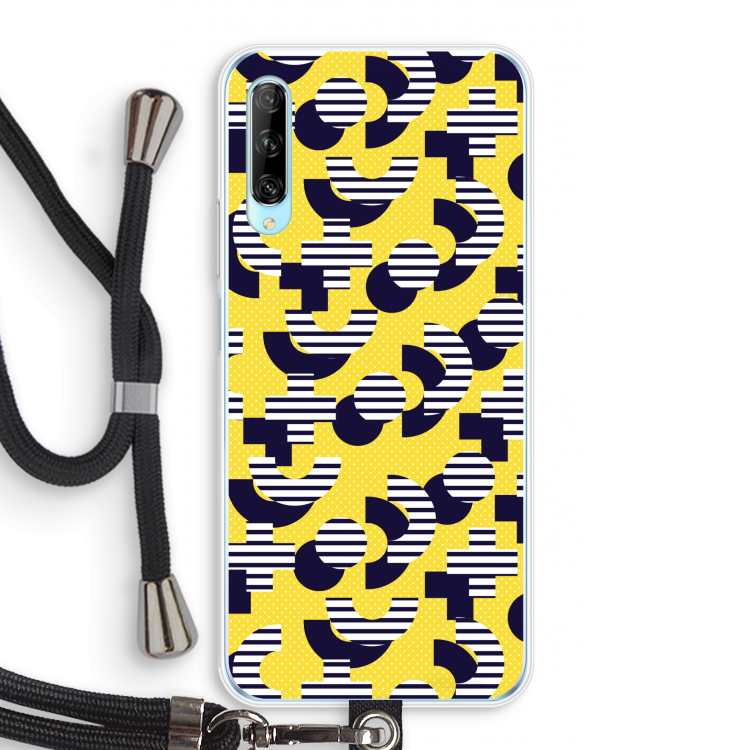8-bit N°3: Huawei P Smart Pro Transparant Hoesje met koord