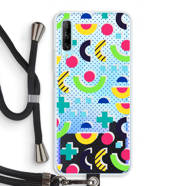 8-bit N°1: Huawei P Smart Pro Transparant Hoesje met koord