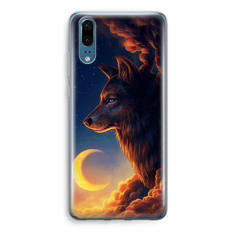 Night Guardian: Huawei P20 Transparant Hoesje