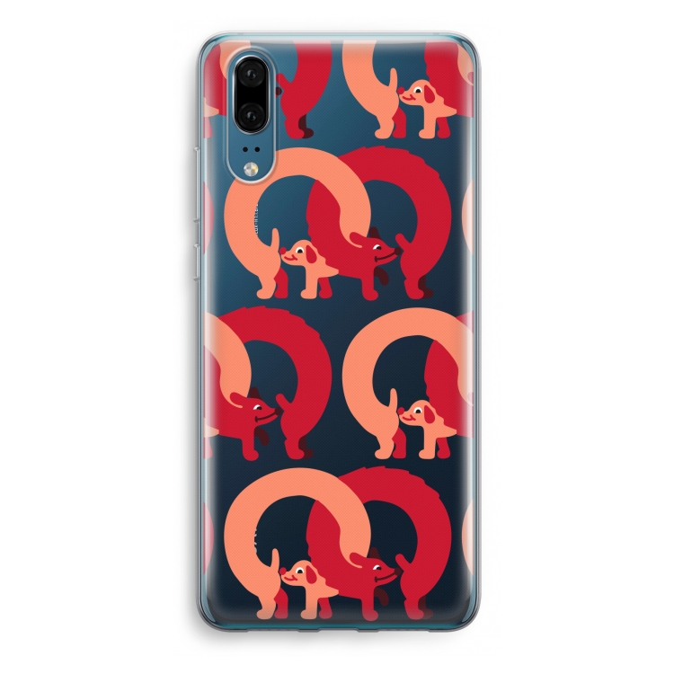 Dogs: Huawei P20 Transparant Hoesje