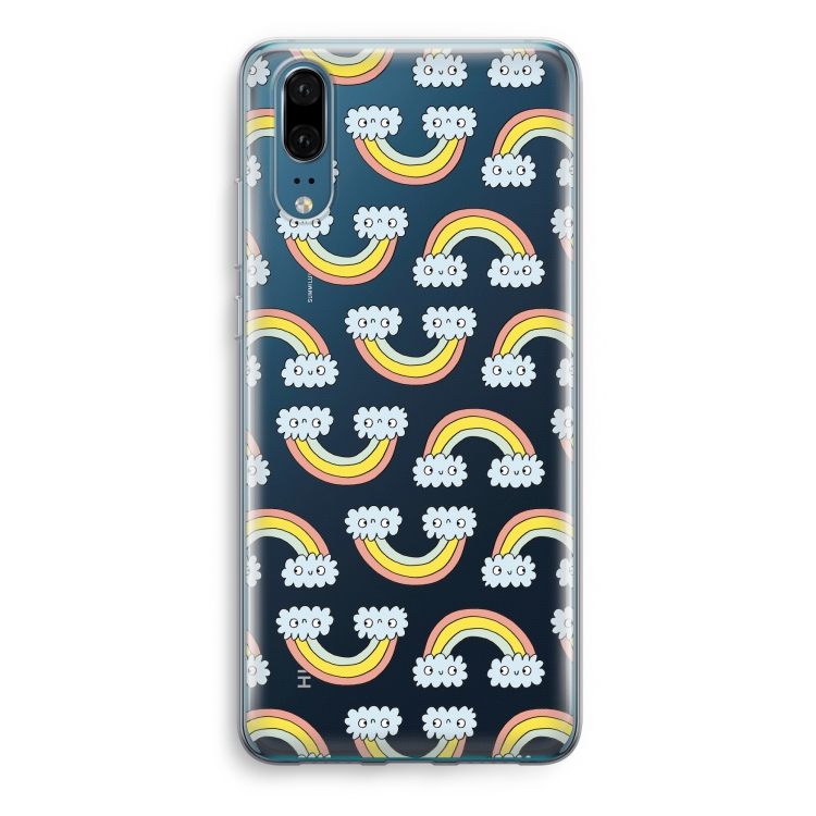 Regenboog: Huawei P20 Transparant Hoesje