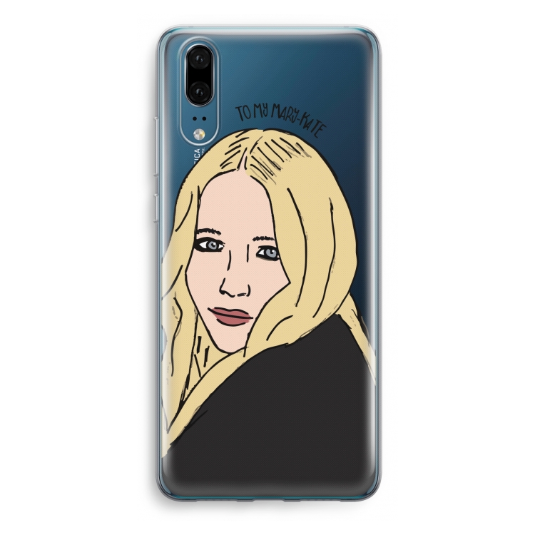 Mary Kate: Huawei P20 Transparant Hoesje