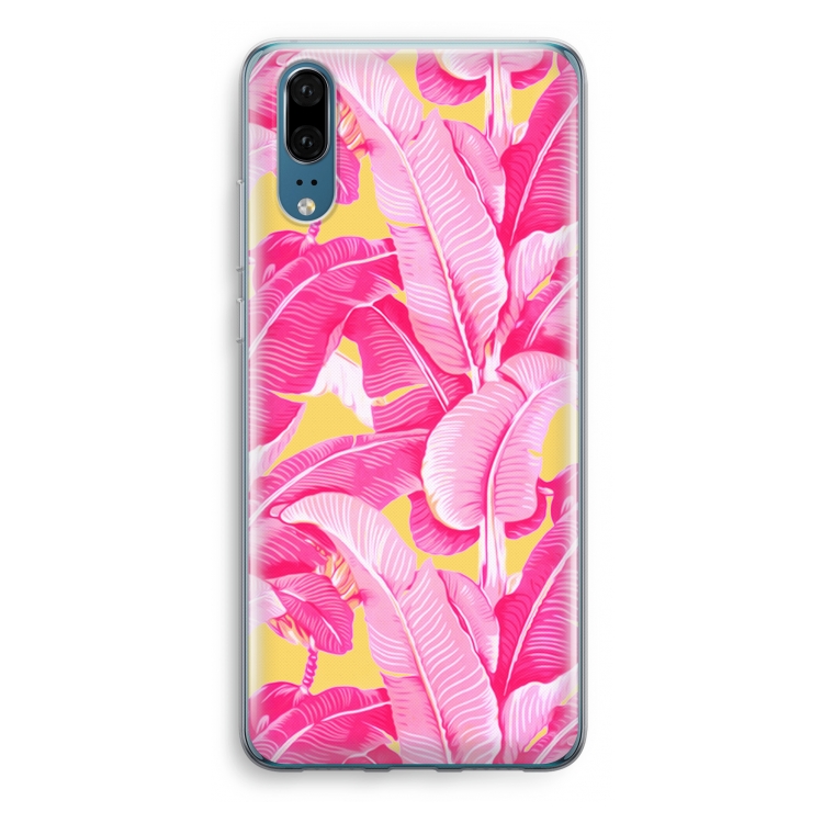 Pink Banana: Huawei P20 Transparant Hoesje