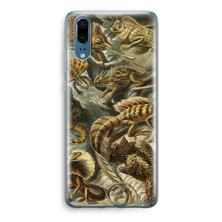Haeckel Lacertilia: Huawei P20 Transparant Hoesje
