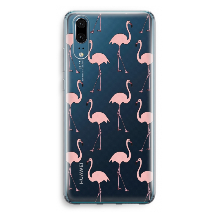 Anything Flamingoes: Huawei P20 Transparant Hoesje