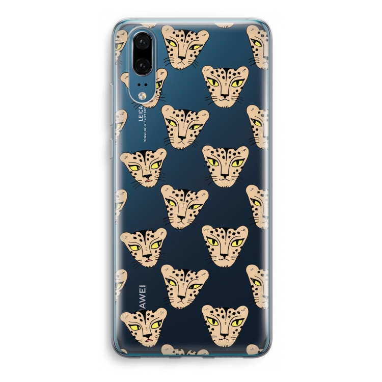 Tijger: Huawei P20 Transparant Hoesje
