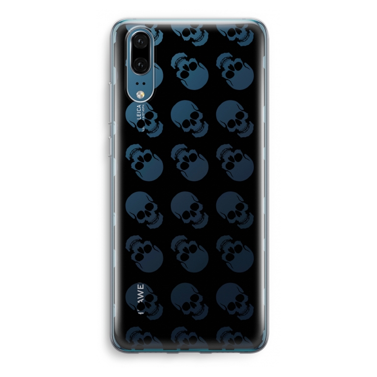 Musketon Skulls: Huawei P20 Transparant Hoesje