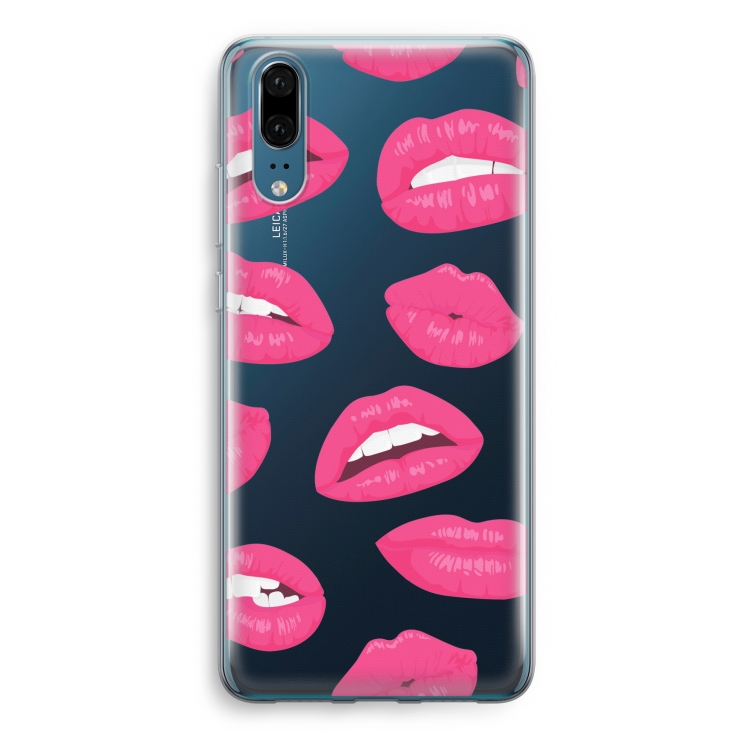 Bite my lip: Huawei P20 Transparant Hoesje