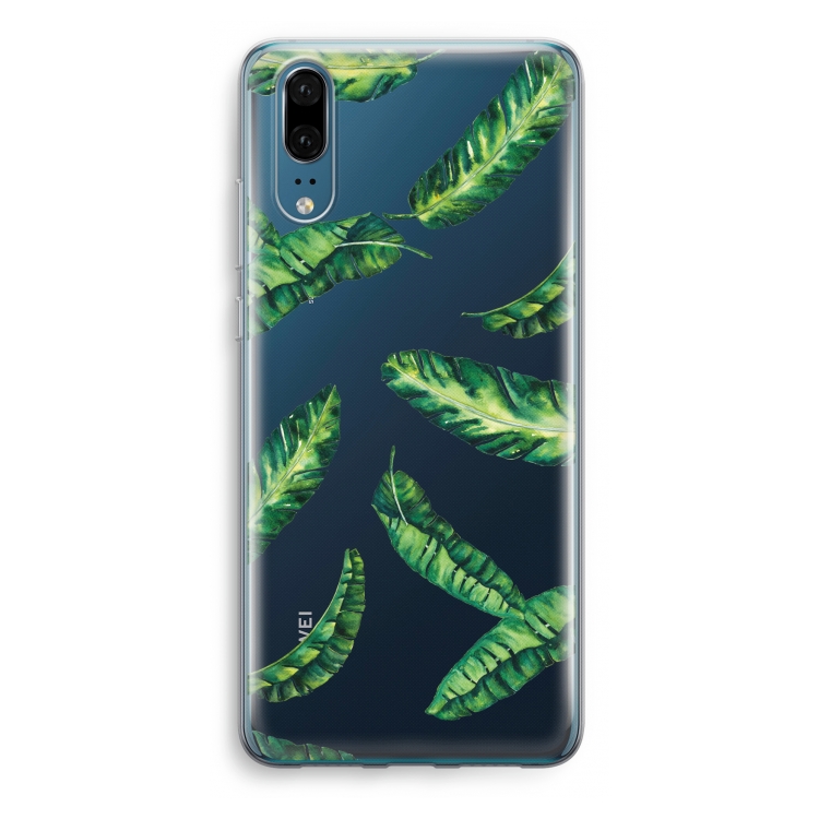 Lange bladeren: Huawei P20 Transparant Hoesje