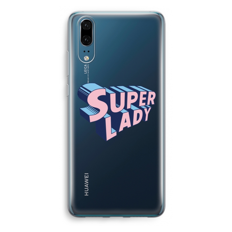 Superlady: Huawei P20 Transparant Hoesje
